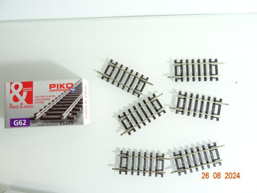 Piko H0 55205 Gerades Gleis 62mm 6Stück siehe Foto in OVP CK3190
