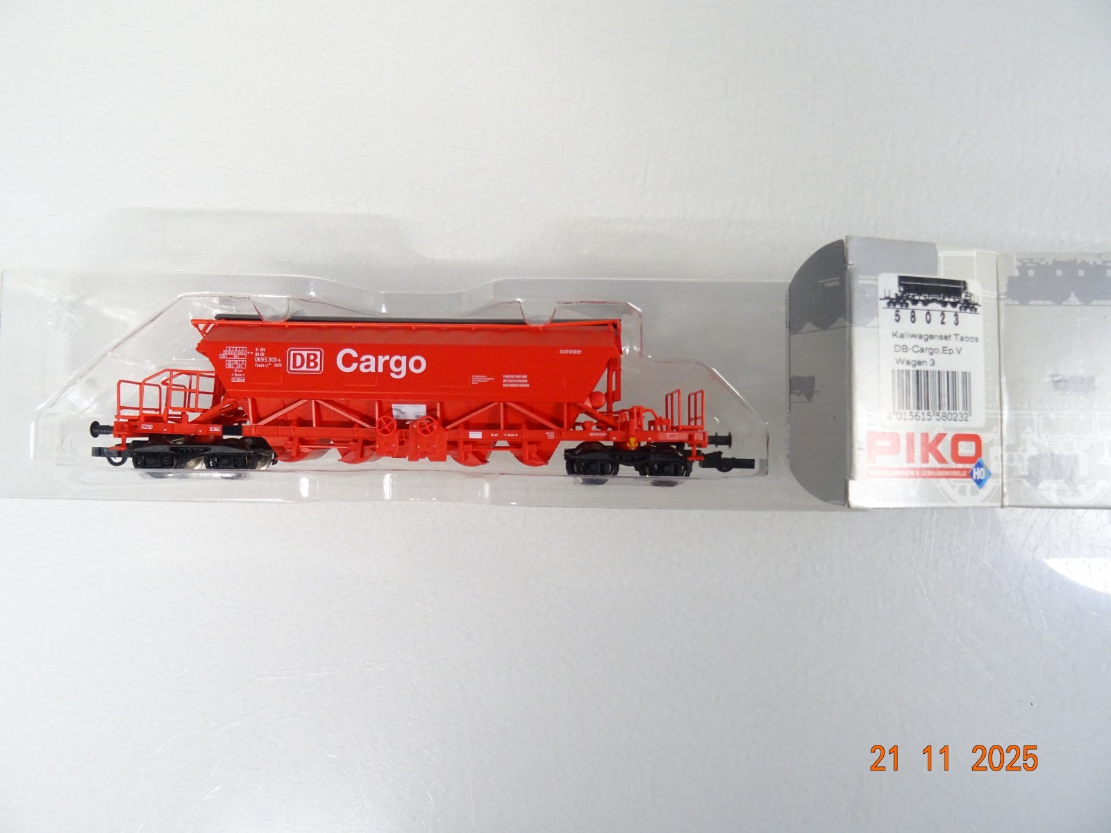 Piko H0 58023 Kali Selbstentladewagen der DB in OVP BH1329