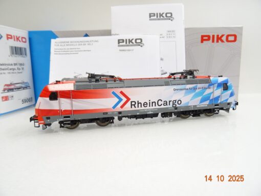 Piko H0 59065 E-Lok BR 185 350-6 der RheinCargo Digital Sound LED in OVP JL3608