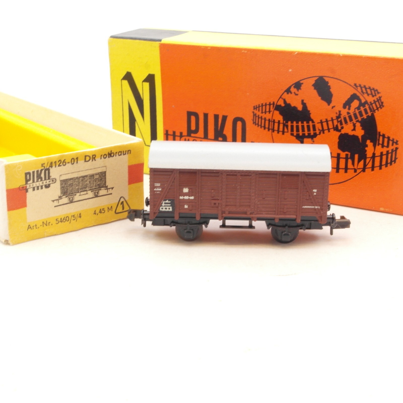 Piko N 5/4126-01 gedeckten Güterwagen Gr04 der DR in OVP RG1467