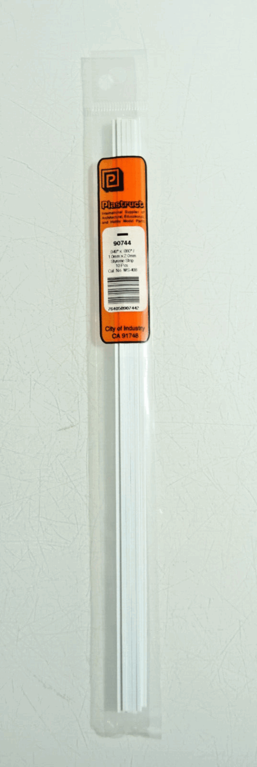Plastruct Styrene 90744 Strip 10Stück siehe Foto in OVP CK234