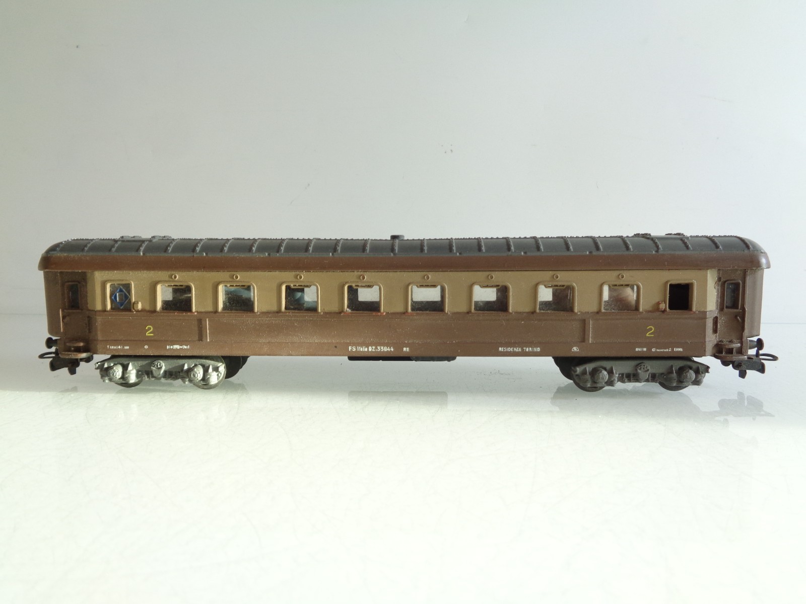 Pocher H0 Personenwagen 2.Kl. BZ.33844 der FS Italia BH1034 o.