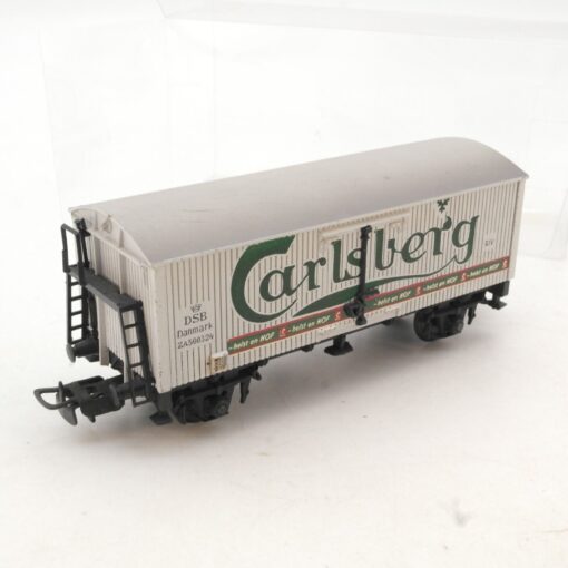 Pocher H0 gedeckter Güterwagen Carlsberg der DSB, siehe Foto in EVP QR1070
