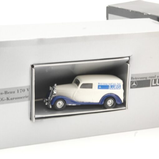 Praline 1:87 Lueg mit Mercedes Benz 75 Jahre Partner in OVP QR5621 – Bild 4