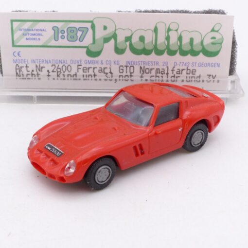 Praline 1:87 Nr.: 2600 Ferrari GTO rot, in OVP EX1788