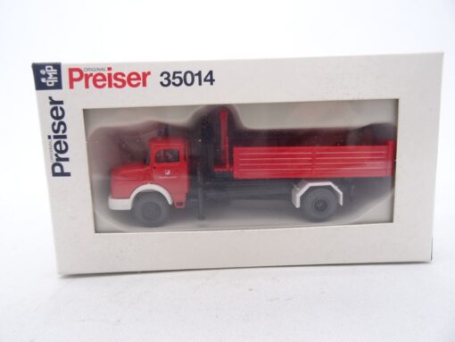 Preiser 1:87 35014 MB LA 1924 Feuerwehr Abrollkipper in OVP QR8218