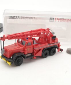 Preiser 1:87 35033 Kranwagen KW 16 F Magirus 250 D 25 A Feuerwehr in OVP RR1119