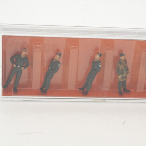 Preiser H0 10228 BGS Beamte Einsatzanzug 6 Figuren in OVP QR9834 – Bild 3