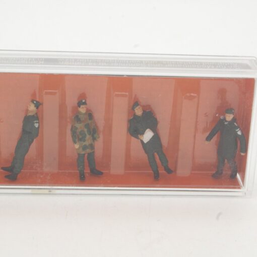 Preiser H0 10228 BGS Beamte Einsatzanzug 6 Figuren in OVP QR9834 – Bild 4