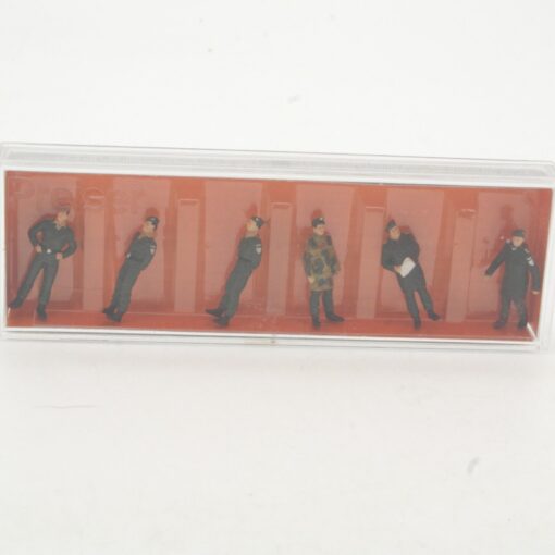 Preiser H0 10228 BGS Beamte Einsatzanzug 6 Figuren in OVP QR9834