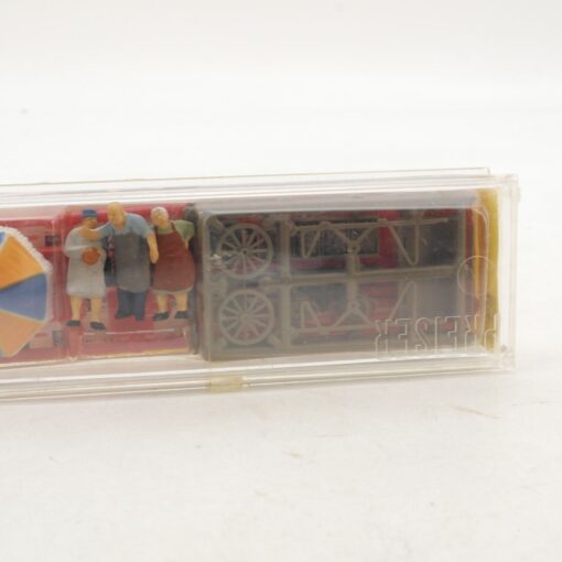 Preiser H0 53 Marktstand mit Figuren in OVP RG6602 – Bild 4