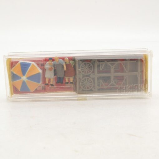Preiser H0 53 Marktstand mit Figuren in OVP RG6602