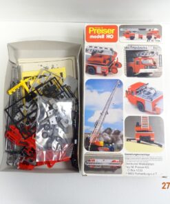 Preiser H0 Bausatz 1134 Magirus Drehleiter DLK 23-12 Feuerwehr in OVP RR1306