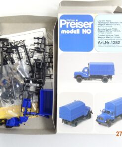 Preiser H0 Bausatz 1282 Magirus Mercur 120 A-L THW in OVP RR1317