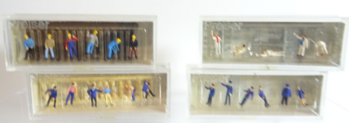 Preiser N Figuren-Sets 4 Stück siehe Fotos neuwertig in OVP CK2369