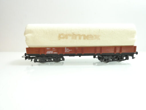Primex H0 4554 Niederbordwagen mit Plane in OVP AR4086 – Bild 3