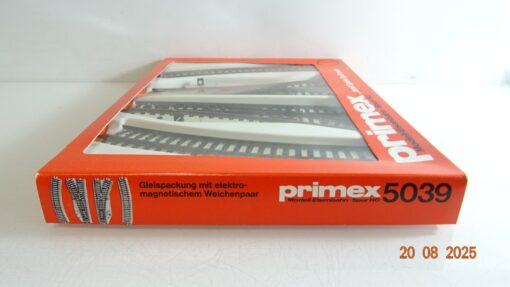 Primex H0 5039 Gleispackung mit elektro. Weichenpaar siehe Foto in OVP PK691 – Bild 3