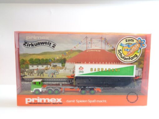 Primex H0 AC 4585 AC Zirkuswelt-Set Güterwagen in OVP F989