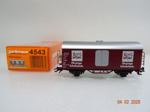 Primex Märklin H0 4543 Kühlwagen Ritter Sport der DB in OVP PR5765