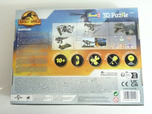 Revell 00240 3D Puzzle Jurassic World Giganotosaurus neuwertig in OVP QR5483 – Bild 4