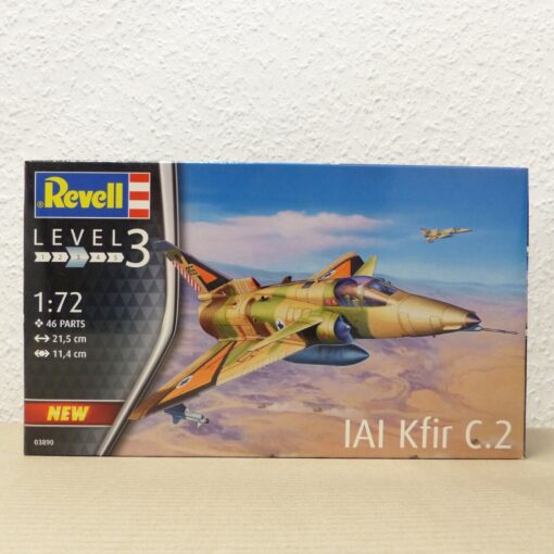 Revell 1:72 Bausatz-Nr.: 03890 IAI Kfir C.2, in OVP EX2720