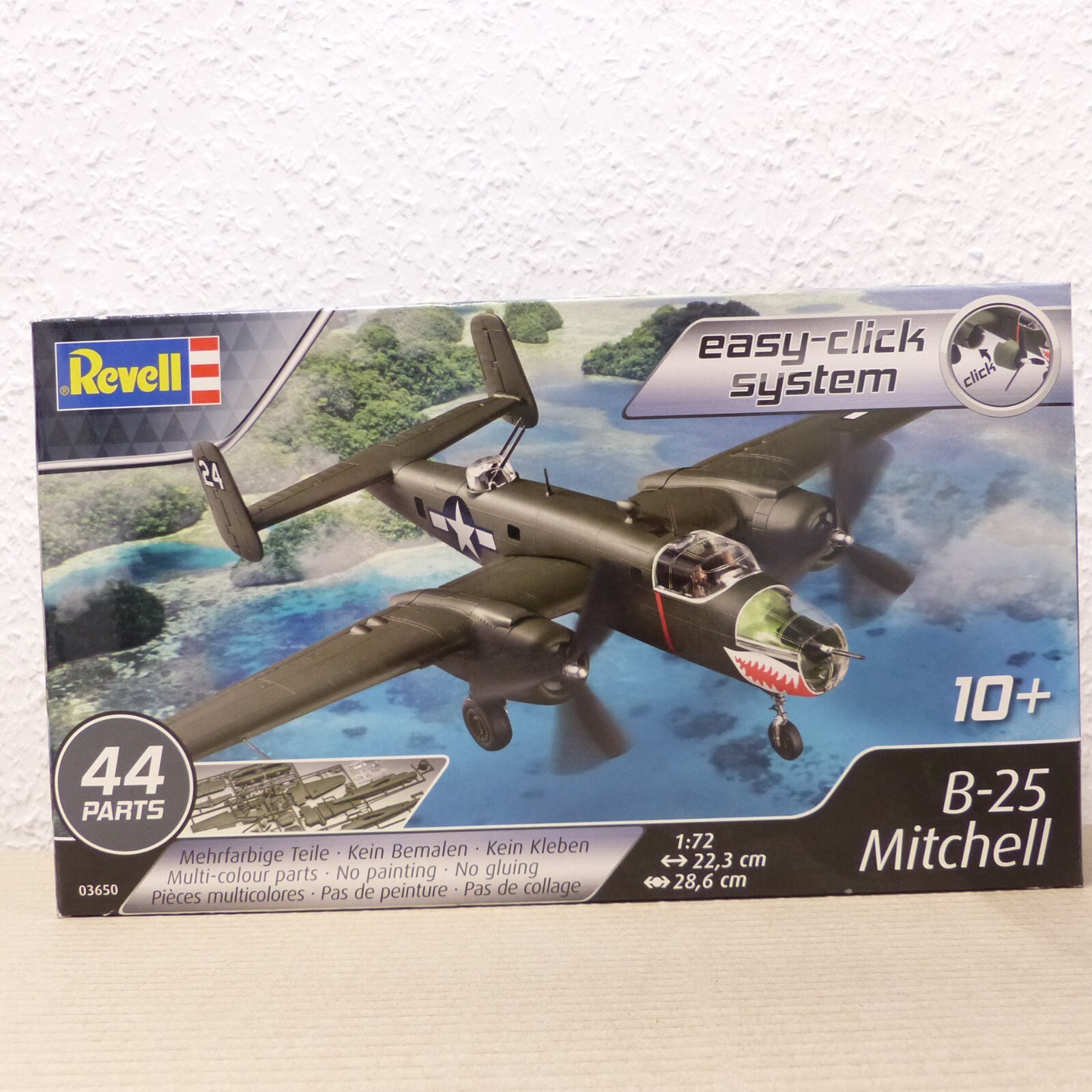 Revell 1:72 Klick-Bausatz Nr.: 03650 B-25 Mitchell, in OVP EX2721