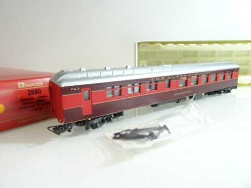Rivarossi H0 2680 Personenwagen the Alton Limited Bloomington in OVP RR914