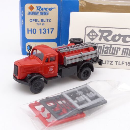 Roco 1:87 1317 Opel Blitz TLF 15 Feuerwehr in OVP EX6742