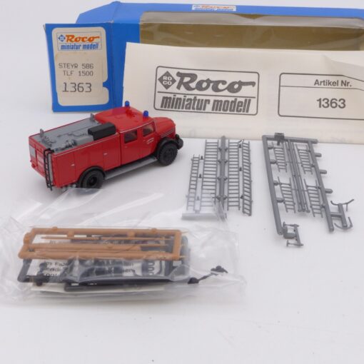 Roco 1:87 1363 Steyr 586 TLF 1500 Feuerwehr in OVP EX6740 – Bild 3