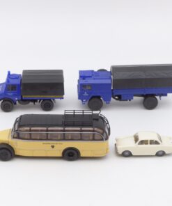Roco 1:87 4er-Pack diverse Fahrzeugmodelle in Tüte siehe Bilder o. EX55760