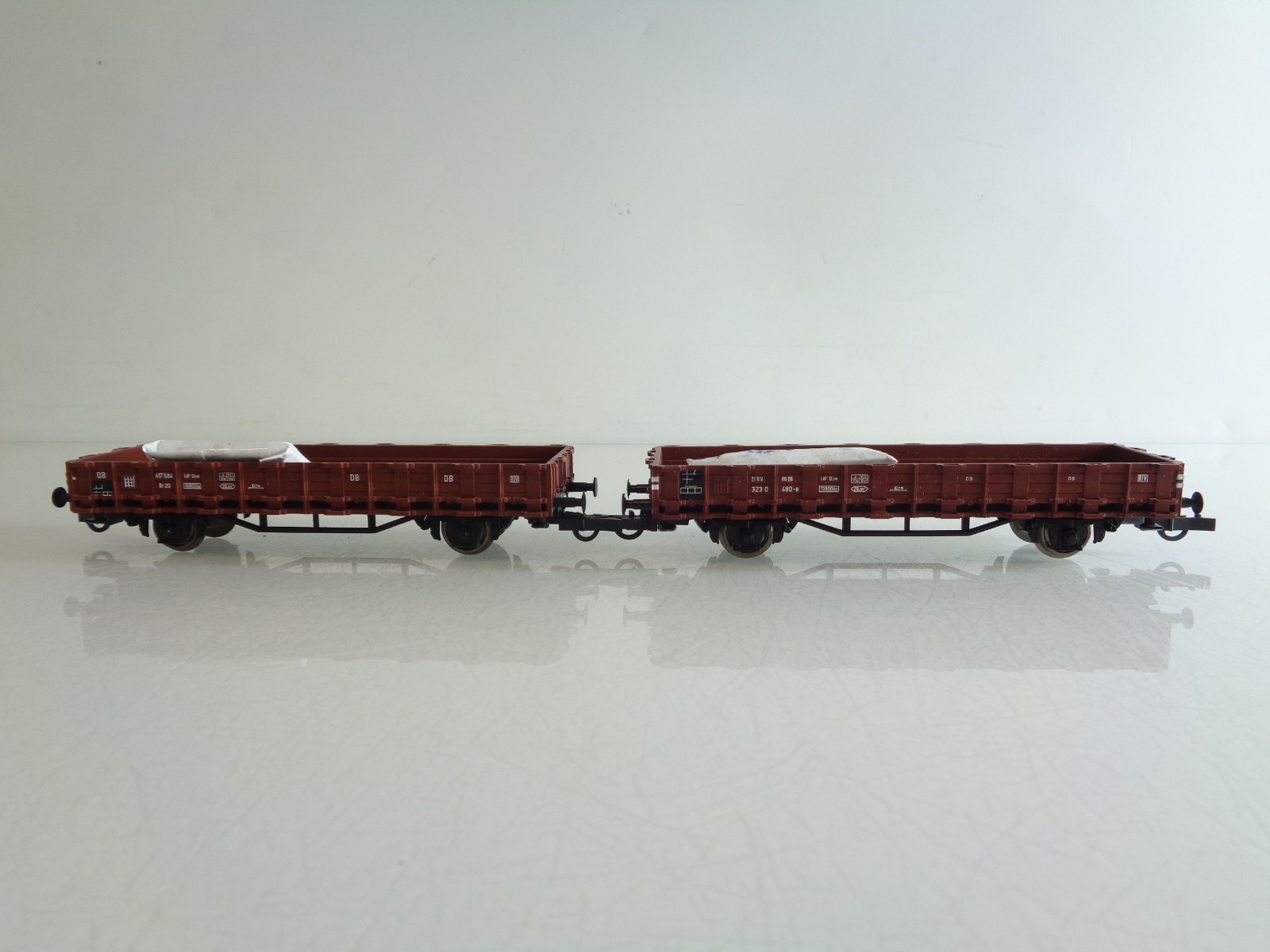 Roco H0 2 Rungenwagen 323 0 480-8/417 584 der DB BH929 o. – Bild 3