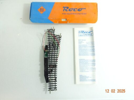 Roco H0 42302 Weiche mit Antrieb links siehe Foto in OVP CK5952 – Bild 3