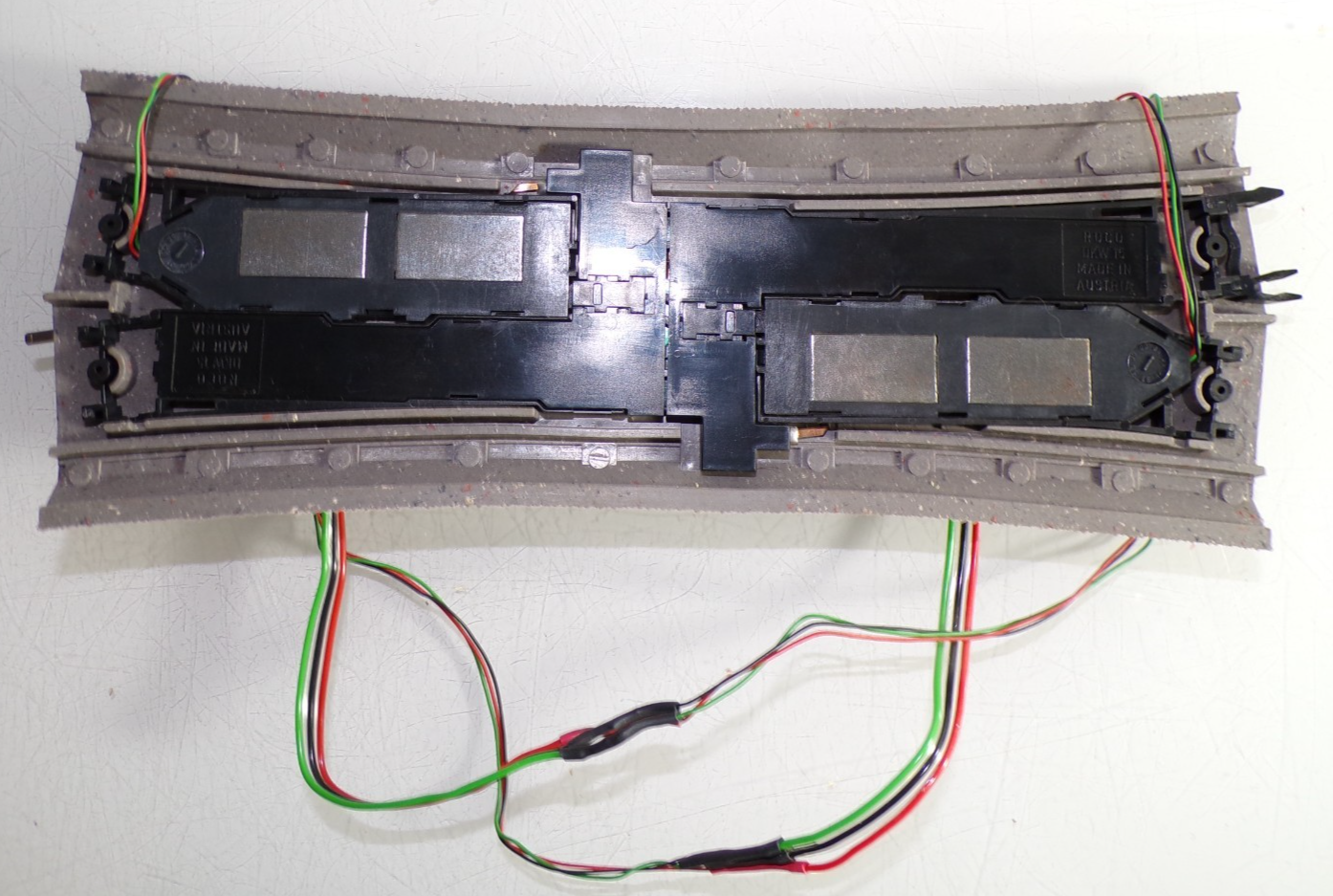 Roco H0 42546 Einfache Kreuzungsweiche EKW15 mit Antrieb siehe Foto PK2690 o. – Bild 3