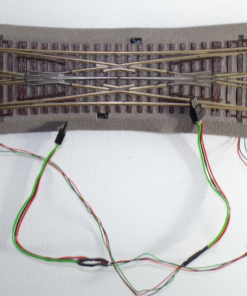 Roco H0 42546 Einfache Kreuzungsweiche EKW15 mit Antrieb siehe Foto PK2690 o.