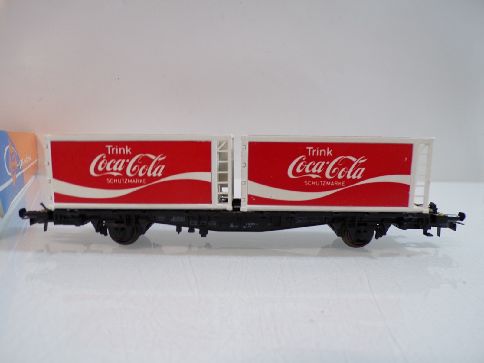 Roco H0 4320 Containerwagen Coco Cola der DB in OVP BH1716 – Bild 3