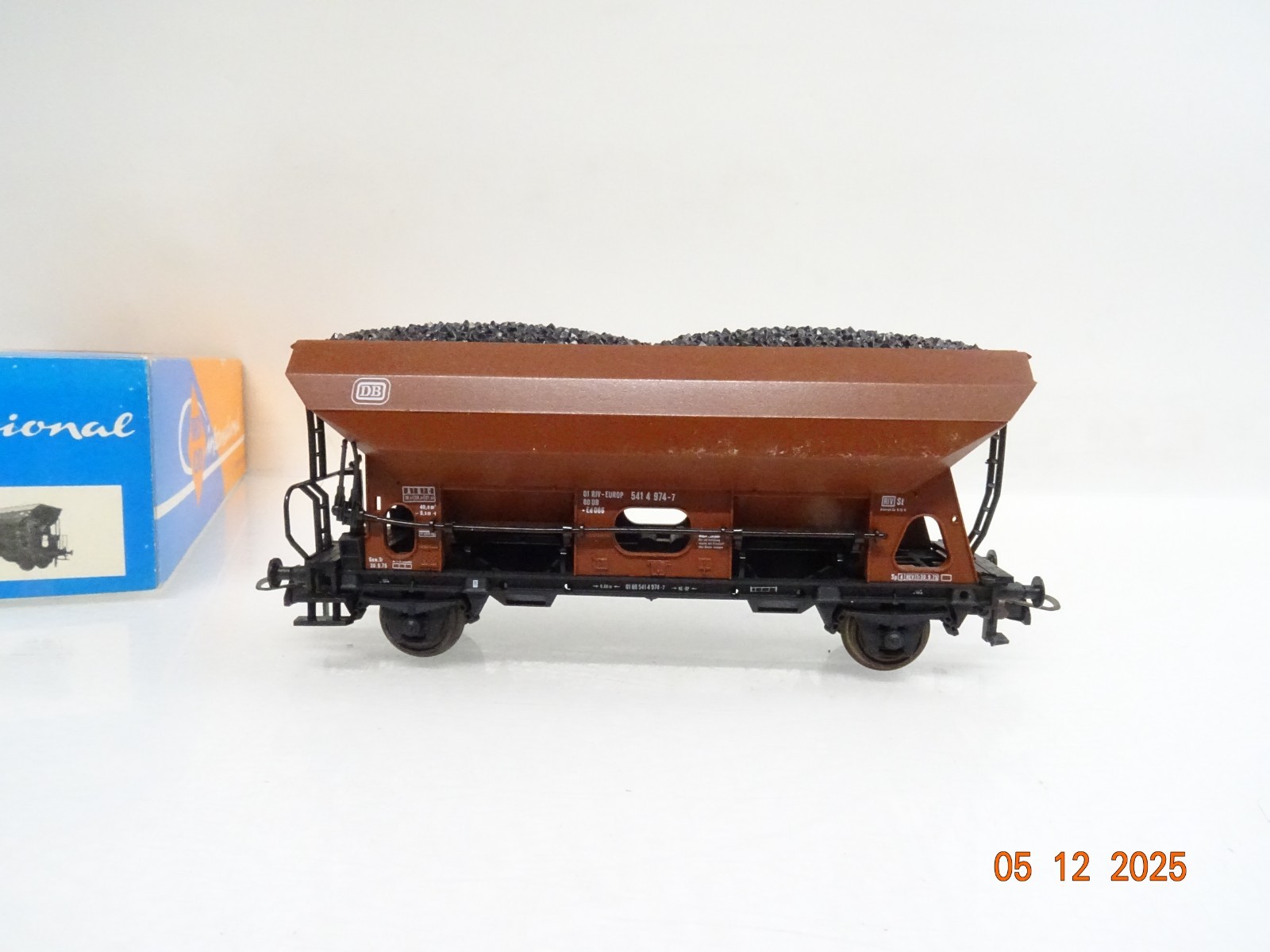 Roco H0 4335B Seitenentladewagen der DB in OVP BH1687 – Bild 3