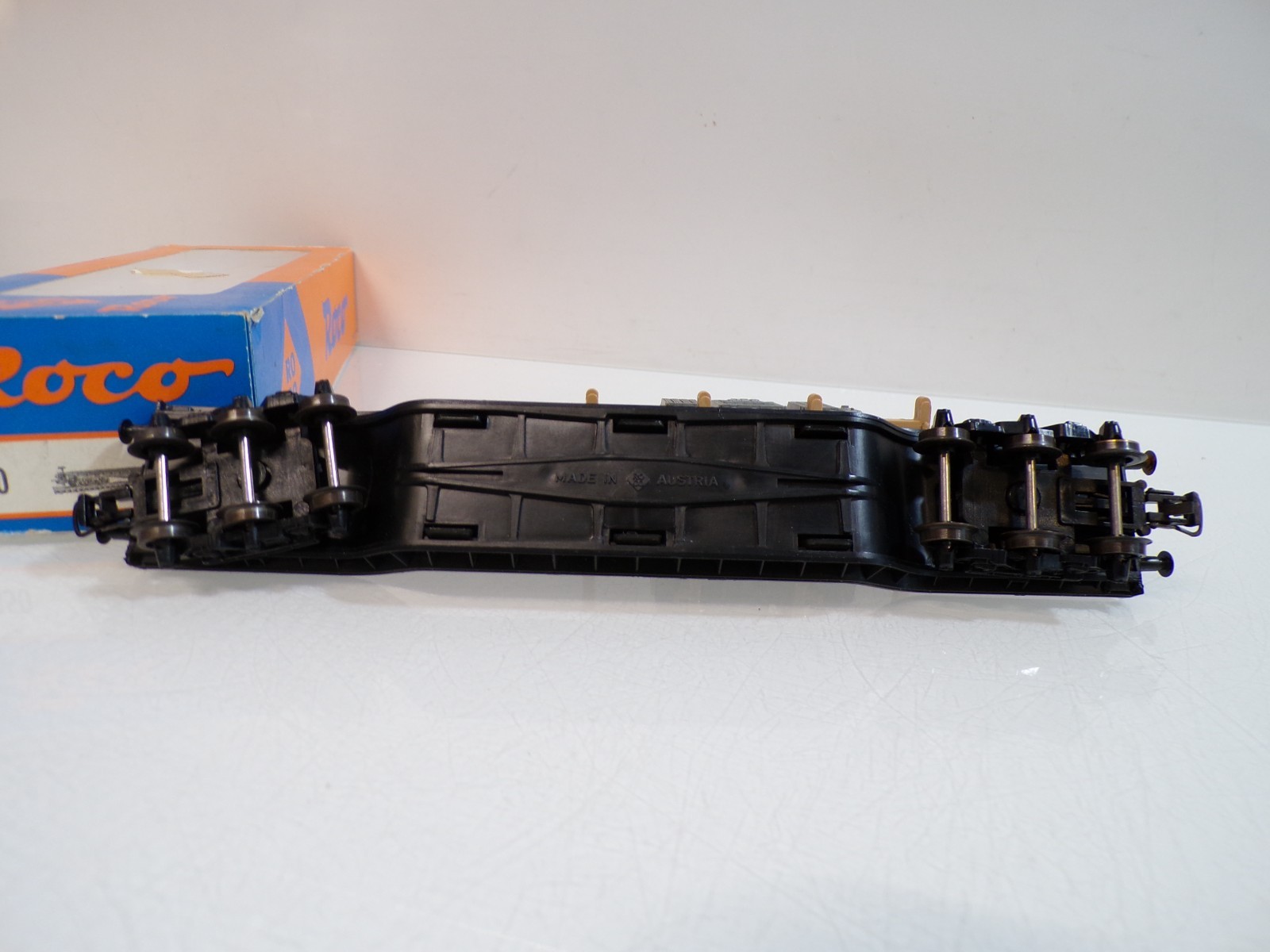 Roco H0 4350 Tiefladewagen mit Trafo der DB in EVP BH1733 – Bild 4