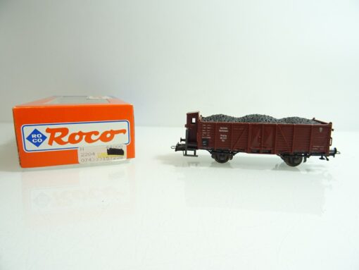 Roco H0 4390 C Hochbordwagen mit Ladung der DRG in OVP TF542