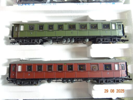 Roco H0 44006 Personenwagen-Set Württemberger Epoche I 1909-18 in OVP BH13 – Bild 5