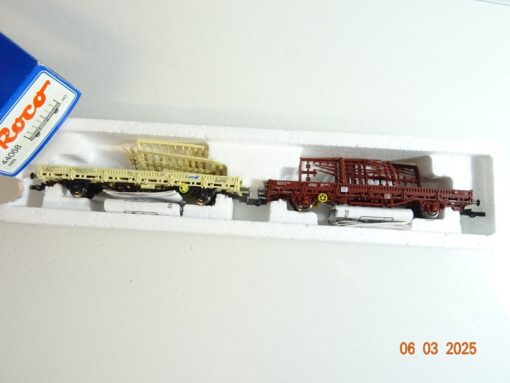 Roco H0 44068 Rungenwagen-Set 2 tlg. der SBB in OVP PR6356