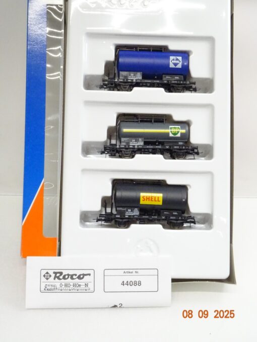 Roco H0 44088 Kesselwagen-Set 3tlg. der DB in OVP JL2853