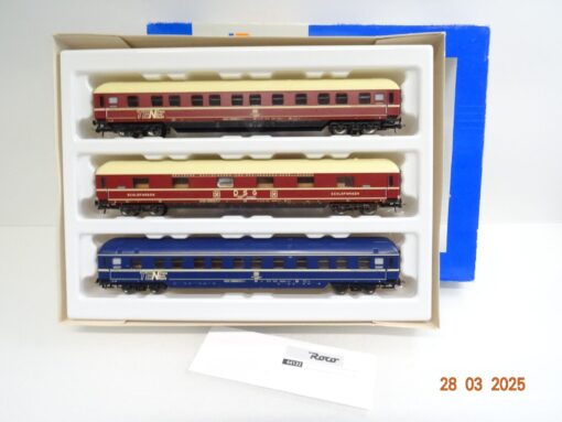 Roco H0 44132 Professional AC Schlafwagen-Set 3tlg. TEN / DSG in OVP LE9747