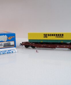 Roco H0 44311G Taschenwagen mit LKW Auflieger Schenker der DB in OVP BH1842
