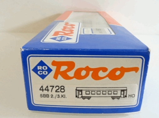 Roco H0 44728 Leerverpackung Personenwagen SBB 2. /3. Kl.  siehe Foto CK9071