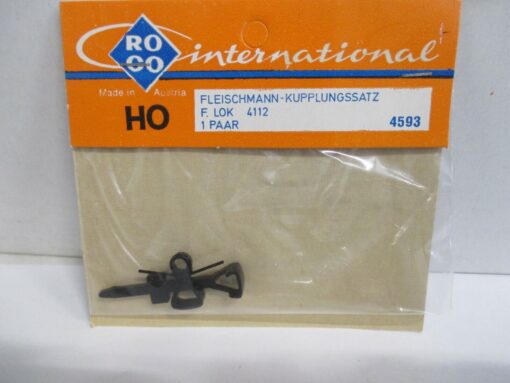 Roco H0 4593 Fleischmann-Kurzkupplungssatz F. Lok 4112 1 Paar m.OVP WZ3573