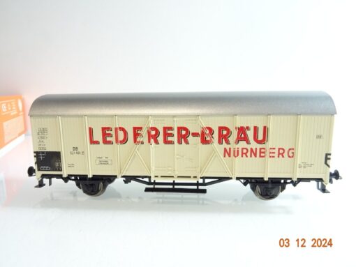 Roco H0 46236 gedeckter Güterwagen Lederer-Bräu der DB in OVP PR4490 – Bild 3