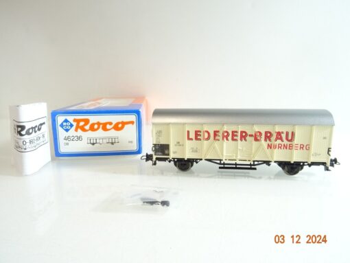 Roco H0 46236 gedeckter Güterwagen Lederer-Bräu der DB in OVP PR4490