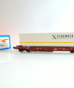 Roco H0 46583 Containertragwagen mit Container Schenker der DB in OVP BH1277