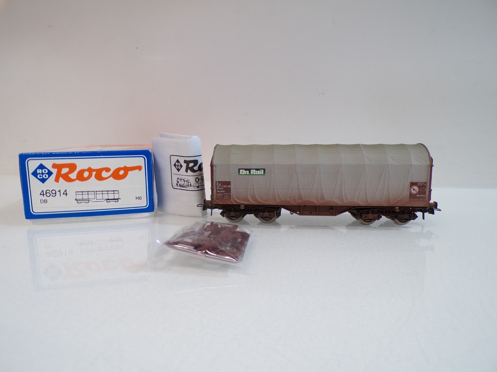 Roco H0 46914 AC Schiebeplanenwagen On Rail der DB in OVP für Märklin BH1706