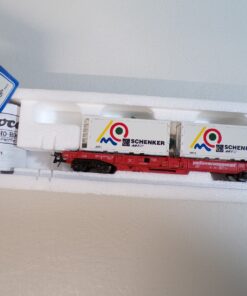 Roco H0 47001 AC Containertragwagen 2 Container der DB in OVP BH1846